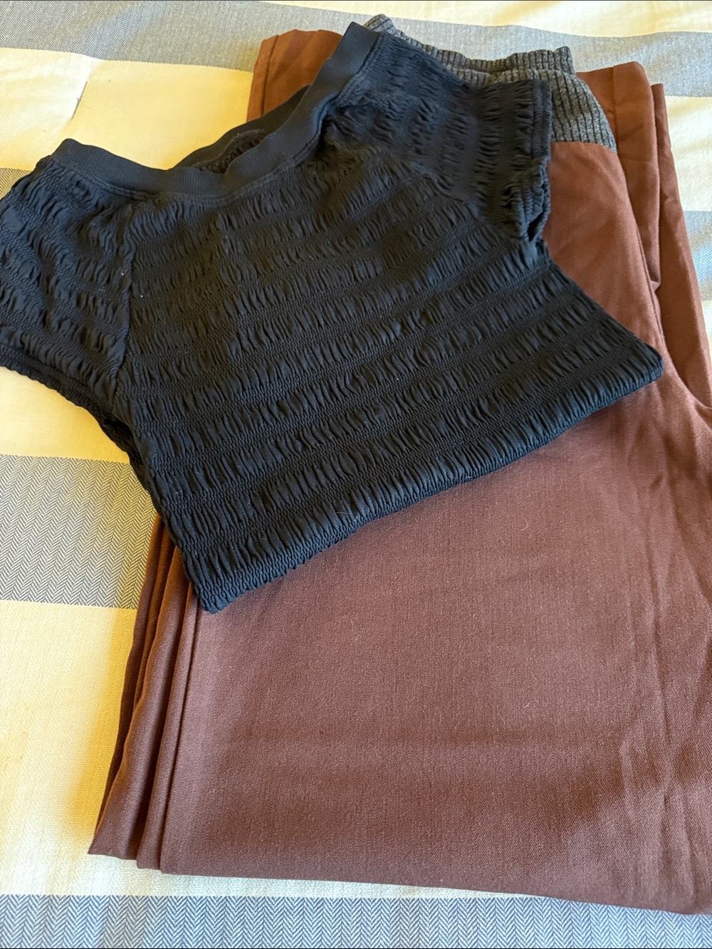 WeWoreWhat Brown Track Pants NWOT